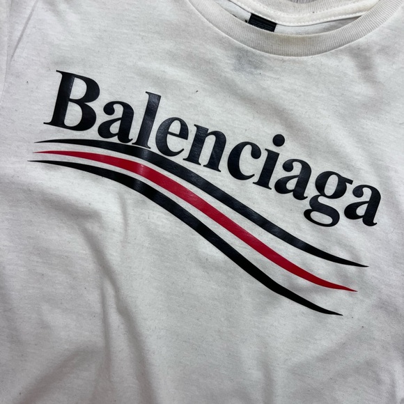 Balenciaga White Logo Graphic T-Shirt
Men's Size Small - Picture 2 of 7